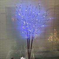Neues Design Kristall-Trockenzweig-Lichter 180 Kaltweiße Lichter 3 Fuß Höhe Batteriebetrieben Beleuchteter Baumzweig