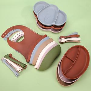 Placas Para taza de silicona Para bebé, placa de goma de silicona, Mini cuenco de bebé sin derrames con mango - Product Image 5