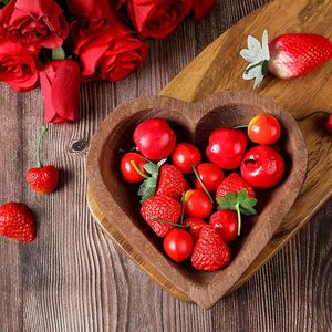 10ชิ้นชามแป้งไม้แกะสลักมือไม้พอลโลเนียชามแป้งสำหรับรับประทานอาหารที่บ้านทำขนมปังผลไม้ - Product Image 2