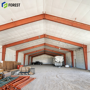 Custom Prefabricated Modular Galvanized Steel Frame Warehouse Heavy Duty Large Span Industrial <b>Storage</b> Depot - Product Image 1