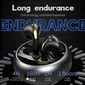 Écouteurs de jeu sans fil TWS ENC, casque rotatif, anneau métallique, cavité du casque, son stéréo haute fidélité, faible latence, micro - Product Image 5