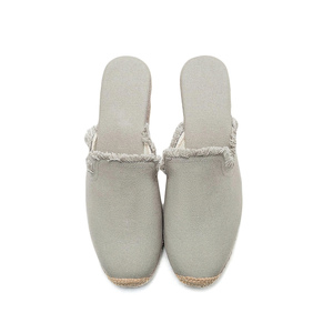 <span class=keywords><strong>Espadrilles</strong></span> <span class=keywords><strong>compensées</strong></span> décontractées couleur sauge pour femme, style mule sans talon, légères et antidérapantes, <span class=keywords><strong>mules</strong></span> d'été pour femme - Product Image 6