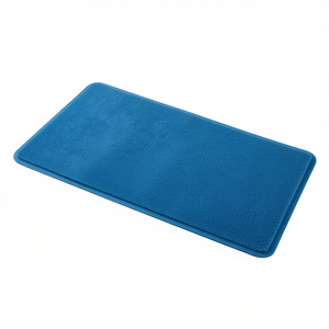 Tapis de bain antidérapant bleu 72x36 cm pour la protection du sol de la salle de bain - Product Image 2