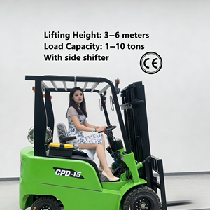 Chariot élévateur électrique avec hauteur de levage de 3000 mm |   Transpalette à conducteur marchant <span class=keywords><strong>d</strong></span>'<span class=keywords><strong>une</strong></span> capacité de 3 tonnes pour la manutention des matériaux en entrepôt - Product Image 1