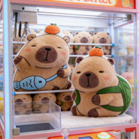 Peluche Capybara Super Douce, Adorable Coussin Anti-Stress, Prix de Machine à Griffes pour Enfants