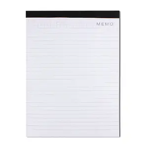 Custom Logo Notepad Printing Loose Leaf Memo Pad A4 A5 A6 Promotional Writing Notepads