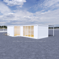 6m Vorgefertigtes Farmhaus-Containerhaus Kostengünstige Nutzung als Geschäft Stahlrahmen & Sandwich-Panel-Konstruktion Marokkanischer Stil