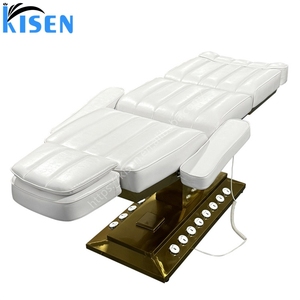 Table de massage électrique réglable Kisen moderne et luxueuse à 4 moteurs pour salon, spa, traitement, soins du visage, cosmétique, lit de beauté - Product Image 5