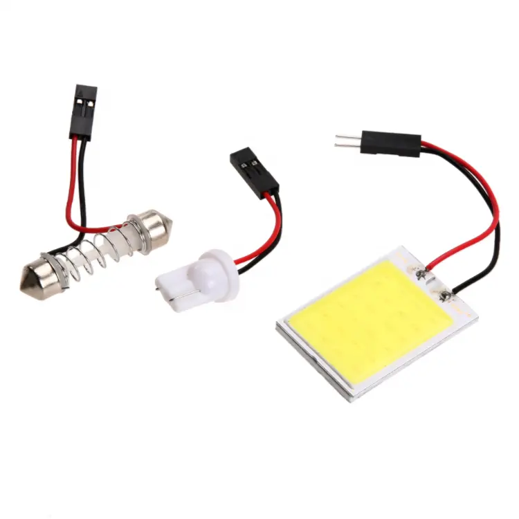 Popular Car Panel Interior Light T10 12V COB Car Panel Interior Light cob 24SMD dome light