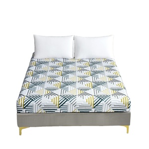 100% Polyester in ấn motel 6 khách sạn Nữ hoàng và vua kích thước đầy đủ XL đầu tấm khăn phủ - Product Image 1