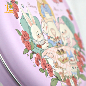 Tinsmaker Nhà Máy Tùy Chỉnh Dập Nổi Vòng Kim Loại Rỗng Hộp OEM & Odm Bánh Biscuit Món Tráng Miệng Cấp Thực Phẩm Hoa Tin Có Thể Quà Tặng Bao Bì - Product Image 4