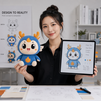 Fabricant de jouets en peluche personnalisés, poupées en peluche, design personnalisé, cadeaux de fêtes