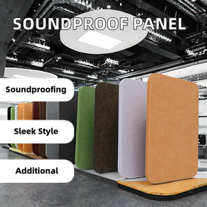Panneaux acoustiques modernes en fibre de polyester insonorisants 1220*2420mm*9mm pour bureaux et bâtiments, feutre acoustique PET - Product Image 2
