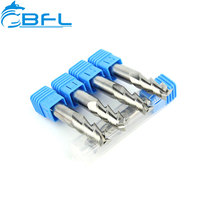 Fresa de 3 flautas de carburo ODM/OEM personalizada BFL para aluminio para operaciones de fresado