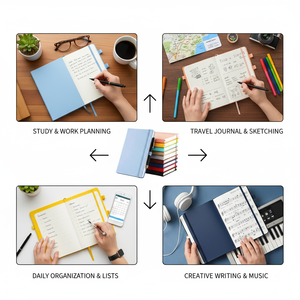 Bán buôn A5 phi in trường A6 máy tính xách tay trong số lượng lớn Tạp Chí 2023 giá rẻ khuyến mãi tùy chỉnh PU máy tính xách tay da - Product Image 6