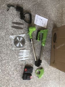 เครื่องตัดหญ้าไฟฟ้า 12 โวลต์ แบบพกพา เครื่องตัดหญ้าไร้สาย แบตเตอรี่ลิเธียมไอออน - Product Image 2