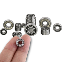Bantalan Bola Alur Dalam Satu Baris Kecepatan Tinggi 4x10x4mm MR104 MR104ZZ Hybrid Keramik untuk Reel Pancing