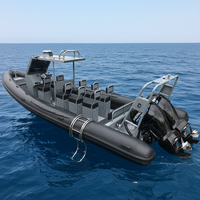 Bateau pneumatique semi-rigide en aluminium Patrol de 28 pieds RHIB 860 Orca Hypalon