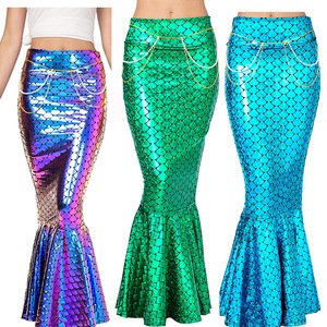 Costume <span class=keywords><strong>da</strong></span> <span class=keywords><strong>sirena</strong></span> <span class=keywords><strong>adulto</strong></span> con gonna a <span class=keywords><strong>sirena</strong></span> lucida metallica per adulti - Product Image 1