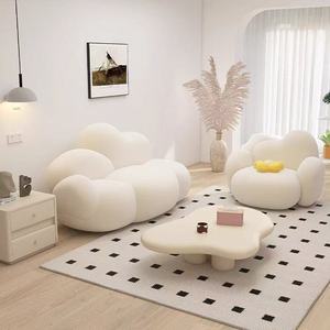 Ins Style Mini Cloud <b>Sofa</b> Perfect for <b>Small</b> Spaces Nail Salons Clothing Stores - Product Image 2