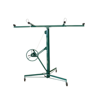 Lève-panneaux pour plaques de plâtre, outil de levage de panneaux de plâtre, élévateur de plaques de plâtre avec certification CE, charge maximale 3,35 m, hauteur maximale 68 kg - couleur verte