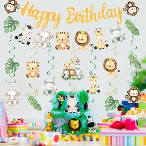 Juego de Adornos Espirales de Papel con Temática de <span class=keywords><strong>Fiesta</strong></span>, Decoraciones Colgantes para Graduación, San Valentín, Cumpleaños, Halloween, Navidad - Product Image 1