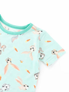 Conjunto de Pijama de Bambú Premium de 2 Piezas para Niña de 5 Años, <span class=keywords><strong>Ropa</strong></span> de Verano con Estampado Personalizado, Miozing - Product Image 6