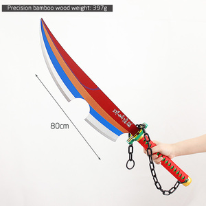 Giocattolo di legno i bambini giocano spade <span class=keywords><strong>Anime</strong></span> 104cm cacciatrice di demoni Cobertor <span class=keywords><strong>Manga</strong></span> Joggers spada grande giocattoli - Product Image 5