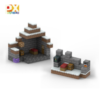 Blocs de construction Montessori en plastique ABS pour l'éducation des enfants, avec un motif personnalisé imprimé en 3D, mini bâton magnétique pour le bricolage