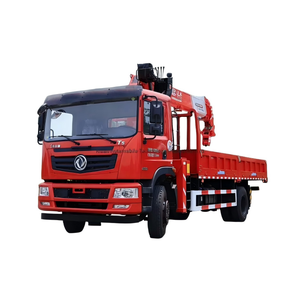 डोंगफेंग 4*2 टेलीस्कोपिक बूम हाइड्रोलिक क्रेन ट्रक पर सवार क्रेन के साथ 5-टन और 8-टन क्षमता में उपलब्ध है। - Product Image 6