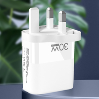 Chargeur de téléphone portable USB Type C 30W QC3.0, charge rapide PD 20W, adaptateur secteur pour charge rapide mobile, chargeur mural