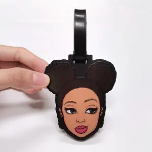 Nueva llegada Bolsa de viaje Etiqueta Animal Deporte Promocional Etiqueta de equipaje Patrón de colores personalizado Regalo Etiqueta de equipaje de viaje - Product Image 6