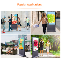 Afficheur numérique vertical extérieur étanche IP65, écran tactile 4K HD, publicité pour magasin de détail, SDK, ascenseur