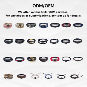NFC Armband Kokosnussschale Lederkette Metallschnalle Verstellbares Band Charakter Ohne App 13,56 MHz RFID-Armband Zutrittskontrolle - Product Image 6