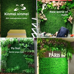 Mur végétal artificiel en plastique, décoration de plantes vertes, fleurs pour salon, balcon, choix premium, Junbo Flower Industry - Product Image 3