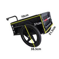 Chariot de transport robuste en acier personnalisable pour vélo électrique et moto, chariot de rangement, plateforme, chariot de courses et de camping, support OEM