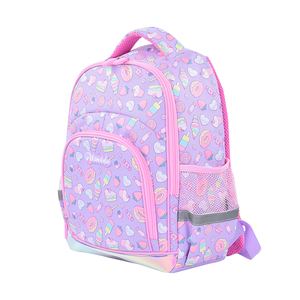 Sacs à dos d'école roses tendance OEM, personnalisables, 2026, souples, à imprimés de dessins animés pour la <span class=keywords><strong>maternelle</strong></span>, avec fermeture éclair - Product Image 4