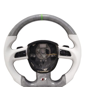 Volante de Carreras Personalizado de Fibra de Carbono para <span class=keywords><strong>Audi</strong></span> A4 S4 <span class=keywords><strong>RS4</strong></span> <span class=keywords><strong>B7</strong></span> - Product Image 6