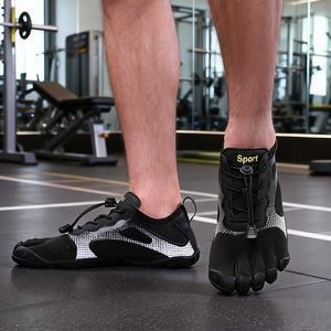 Chaussures d'escalade pieds nus à cinq <span class=keywords><strong>doigts</strong></span> personnalisées, semelle en caoutchouc légère, tissu en coton pour l'hiver, l'été et le printemps, logo personnalisé - Product Image 2