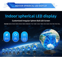 Pantalla LED Esférica Toosen P1.5 - Pantalla de Video de 360 Grados de Alta Calidad para Centros Comerciales, Clasificación IP65, Garantía de 3 Años