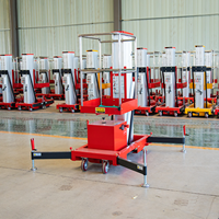 Plateforme élévatrice mobile électrique hydraulique 4m 6m 10m en alliage d'aluminium, véhicule de travail aérien, échelle, échafaudage électrique extérieur