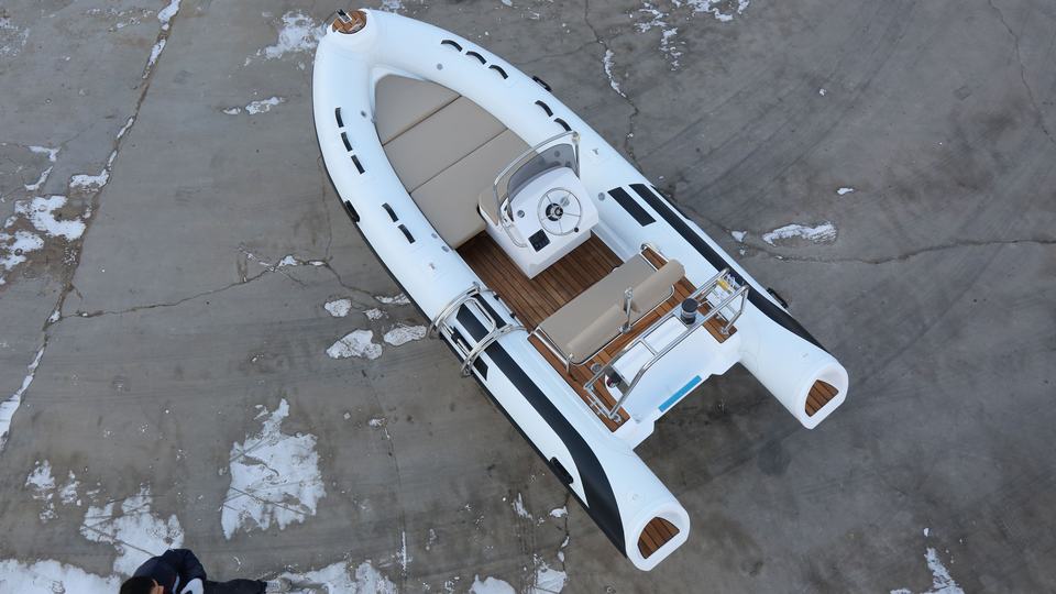 Ocean Inflatable Fiberglass Rib Boat with Console Eco-Friendly ...
