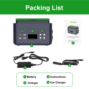 200W 110V 220V 태양광 패널 가정용 휴대용 발전소 충전 스테이션 보조배터리 - Product Image 6