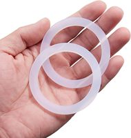 Joint d'étanchéité en silicone plat pour bouteille d'eau résistant aux hautes températures, joint d'étanchéité en caoutchouc silicone pour couvercle de pot anti-fuite, joint torique