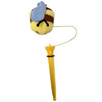 Stylo à bille en plastique rebondissant avec des jouets en peluche à thème animal mignon, encre noire 1,0 mm, stylo logo pour fournitures scolaires et cadeaux de fête
