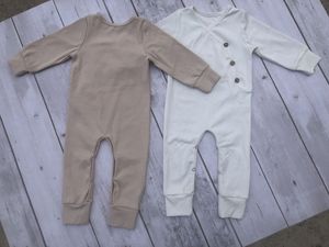 Commercio all'ingrosso OEM neonato tutina bambino pigiama 100% cotone organico bambino tuta cotone bambino pagliaccetto per neonato - Product Image 2