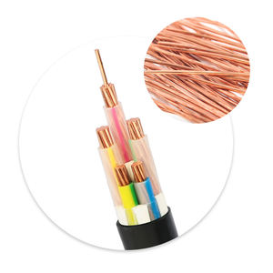 Cabo de Cobre Isolado de <span class=keywords><strong>PVC</strong></span> de Baixo Preço, Condutor de Baixa Tensão, Cabo de Energia à Prova d'Água para Construção - Product Image 5