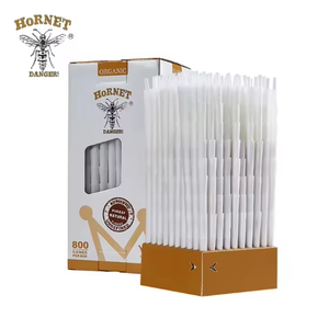 Cônes pré-roulés Hornet en papier brun non blanchi 98 mm, 100 % naturels, en papier à cigarettes avec gomme organique - Product Image 1