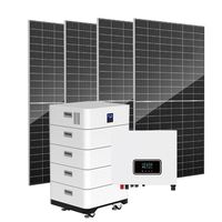 Système d'énergie solaire hybride hors réseau monophasé 3Kw-10Kw Kit complet de système d'énergie solaire solaire