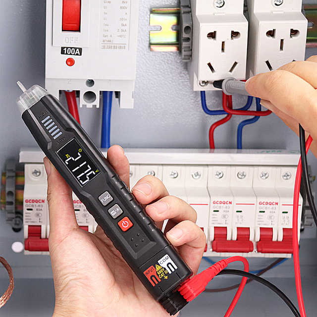 Habotest HT122 Non-Contact Smart Digital Multimeter Waterproof Intrinsically Safe 1000V AC/DC Voltage Measurement Digital Pen